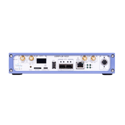Ettus USRP N321 Kompatibel 2 TX/RX Kanäle, RF 3 MHz-6 GHz, 200 MHz BW jeder, 1 × QSFP+, 2 × SFP+, 1 × RJ45, USRP Software Defined Radio Device